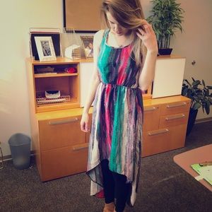 Xhilaration multi colored dress